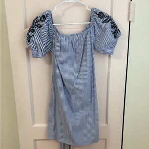 Who What Wear striped dress